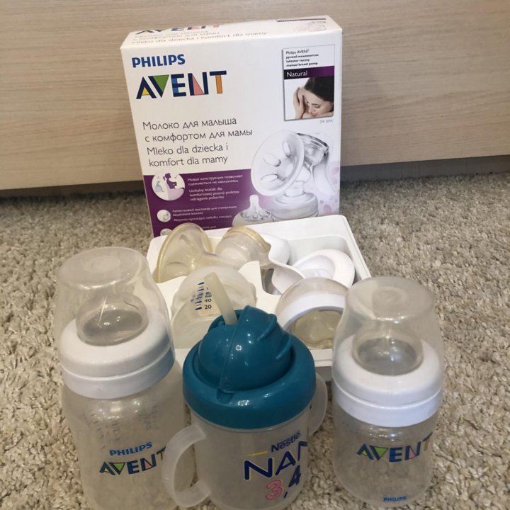 Молокоотсос ручной philips avent