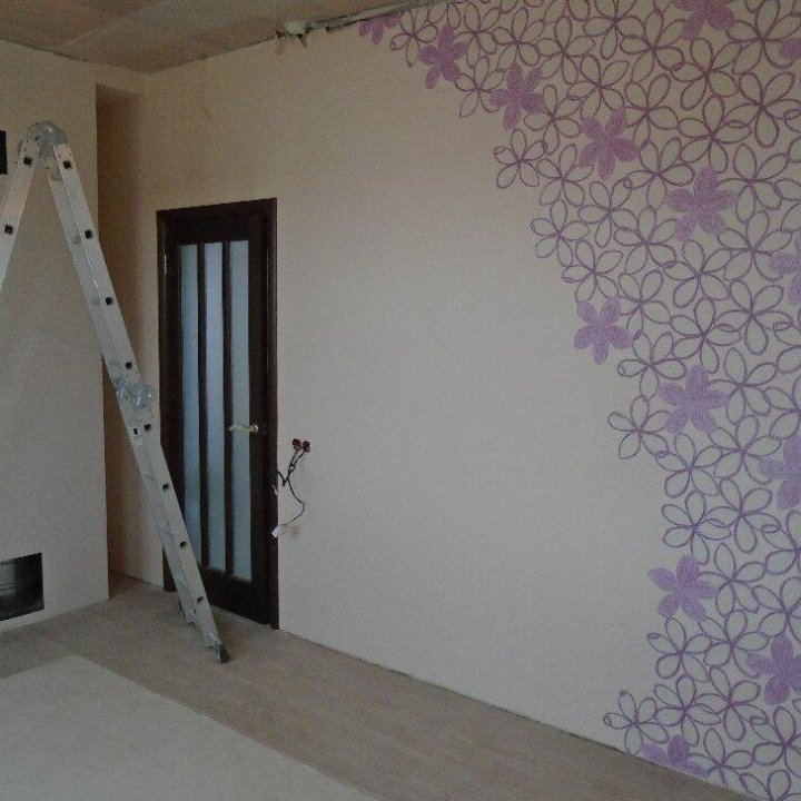 Поклейка обоев