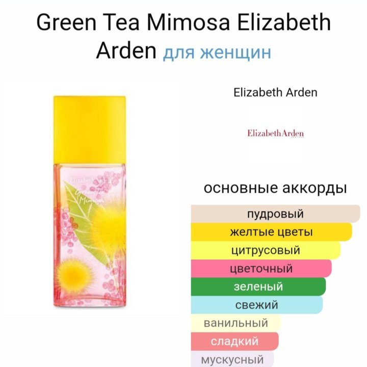 E.Arden Green Tea Mimosa женская туалетная вода