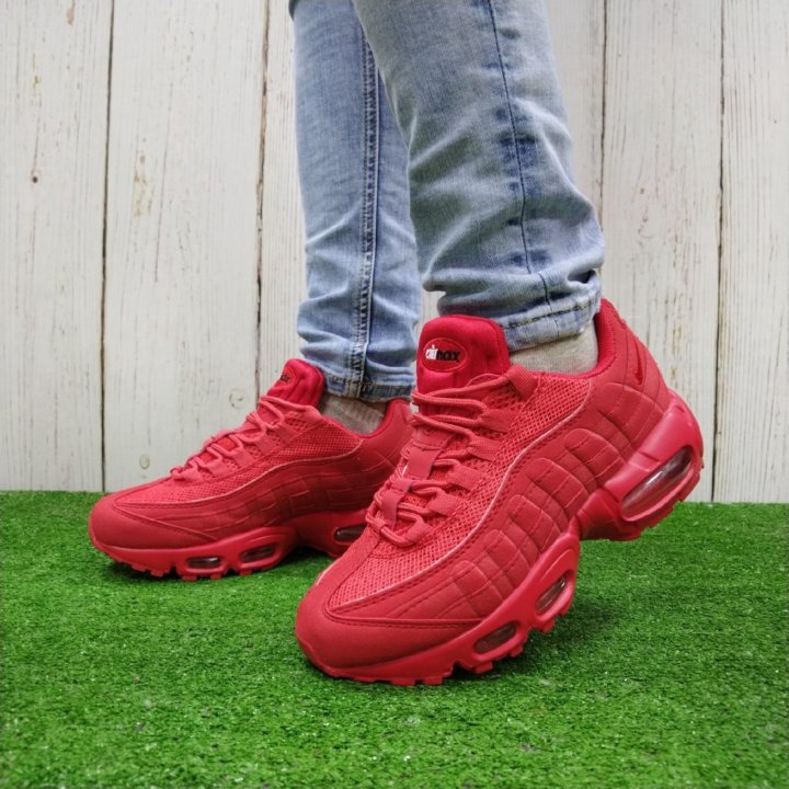 Кроссовки Nike Air Max 95 red красные Р36-37