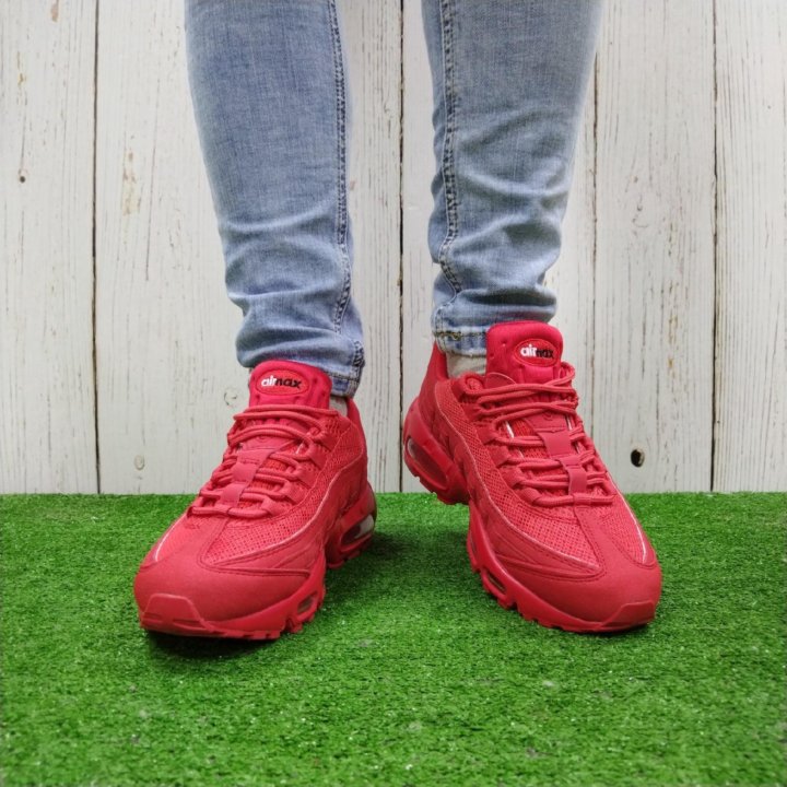 Кроссовки Nike Air Max 95 red красные Р36-37