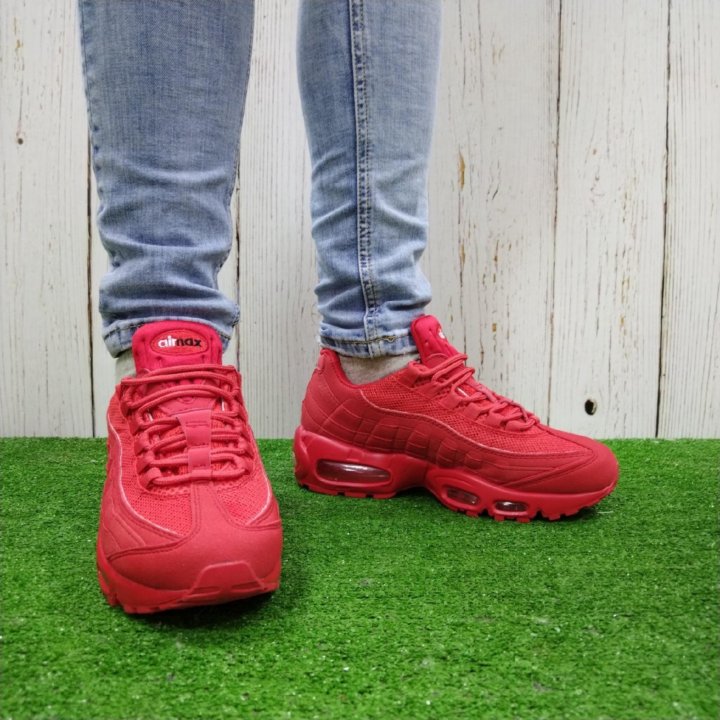 Кроссовки Nike Air Max 95 red красные Р36-37