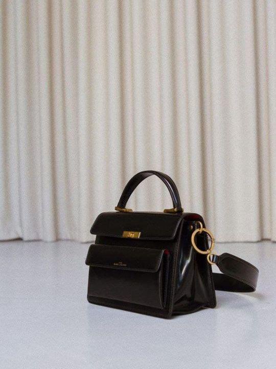 Сумка Marc Jacobs The Uptown Cow Leather Bag Black