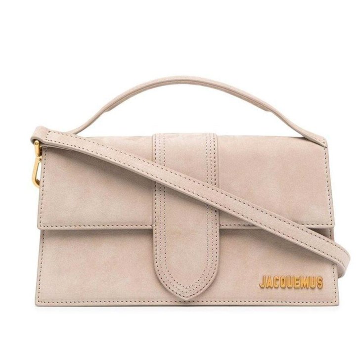 Сумка Jacquemus Le Bambino Grand Suede Beige