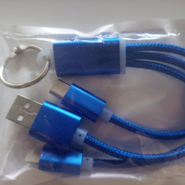 Кабель для зарядки TYPE-A, USB TYPE-C,, айфон