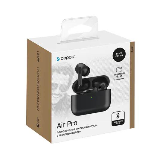 Беспроводные наушники Deppa Air Pro Black (44170)