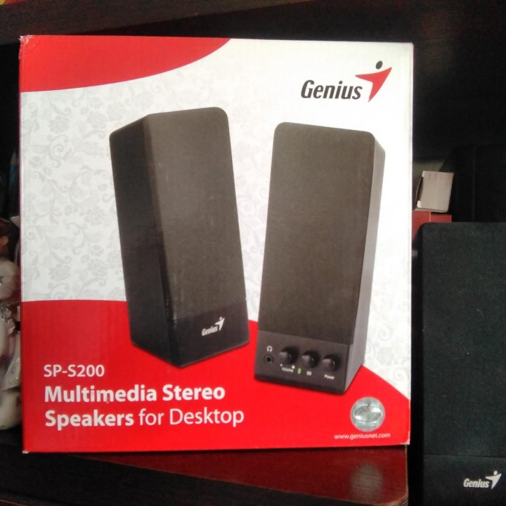 Колонки Genius S200 Stereo Новые