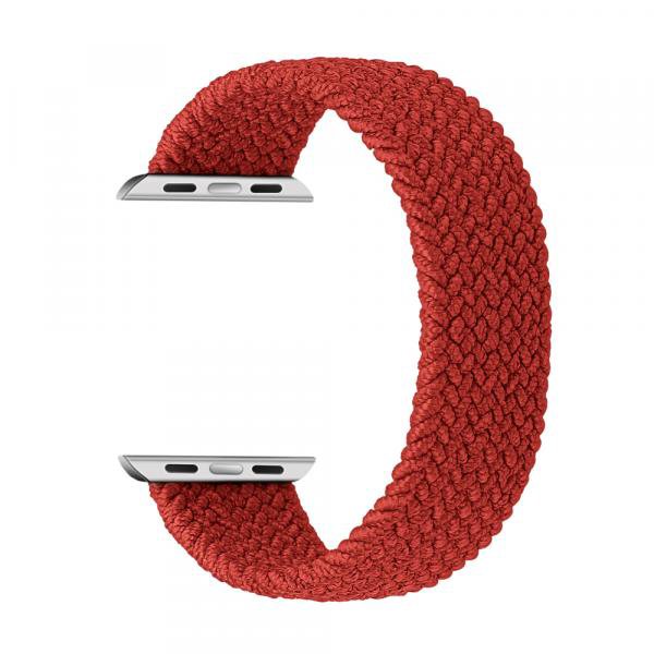 Ремешок Deppa Band Mono для Apple Watch 42/44/45/49mm, нейлоновый, красный (арт.48113)