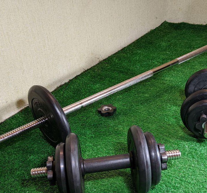 ☎️ Гантели и гриф прямой 30кг MB Barbell Новый