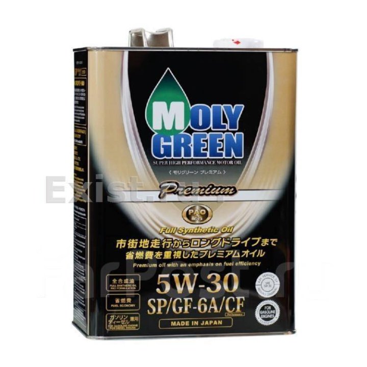 Moly Green Premium PAO 5W-30 SP/GF-6A-CF 4L