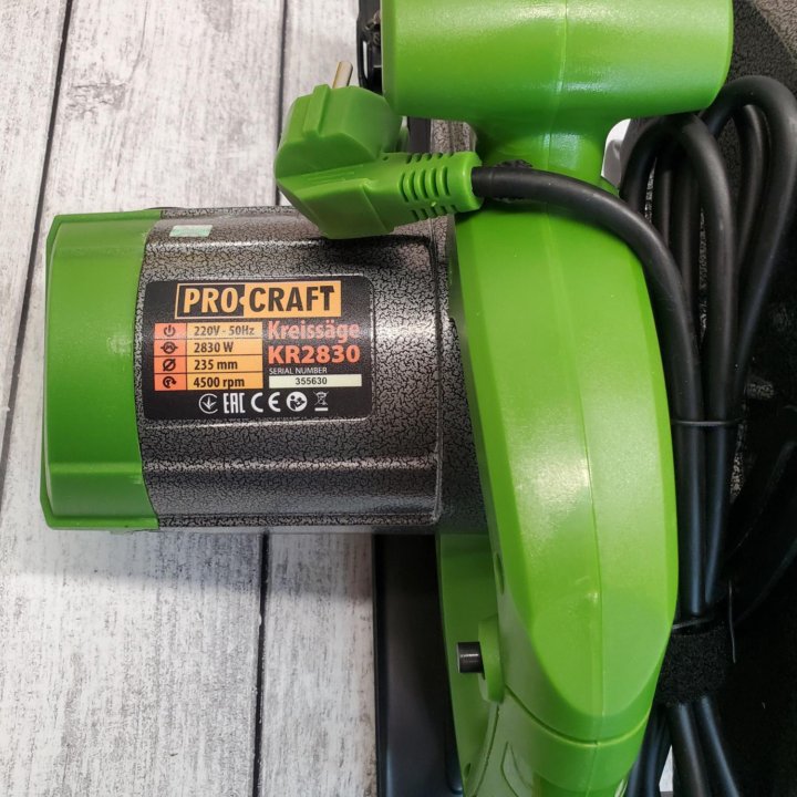 Дисковая (циркулярная) пила Procraft KR 2830 235мм