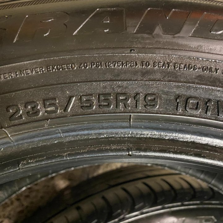 2шт. 235/55/19 ЛЕТО DUNLOP