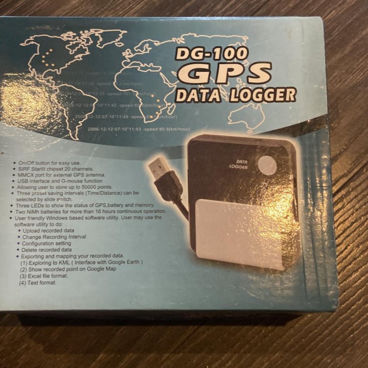 GPS-приёмник с даталоггером GlobalSat DG-100 (USB)