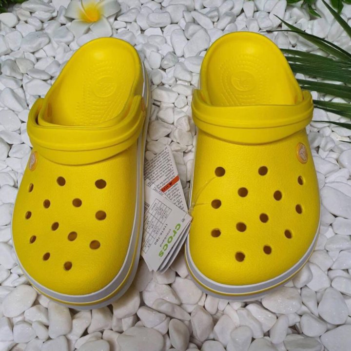 Crocs crocband желтые