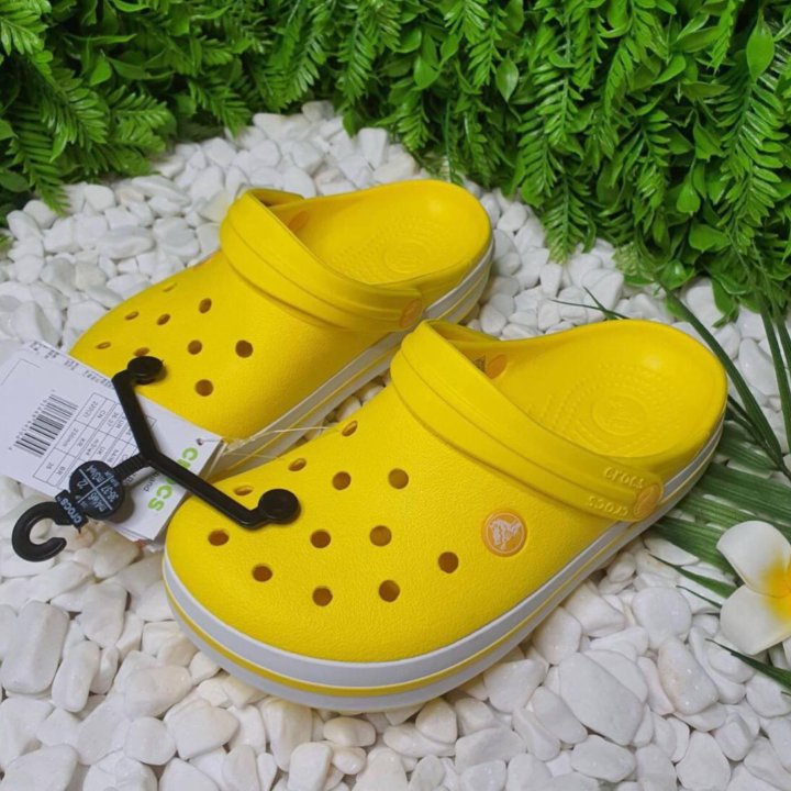 Crocs crocband желтые