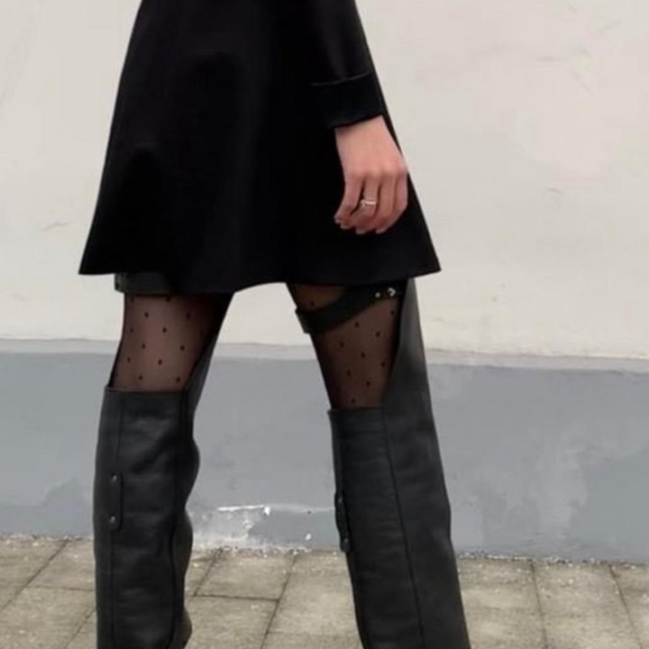 Сапоги кожаные