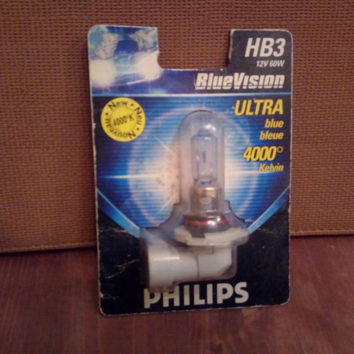 Лампа Philips Blue Vision Ultra HB3 9005 BV