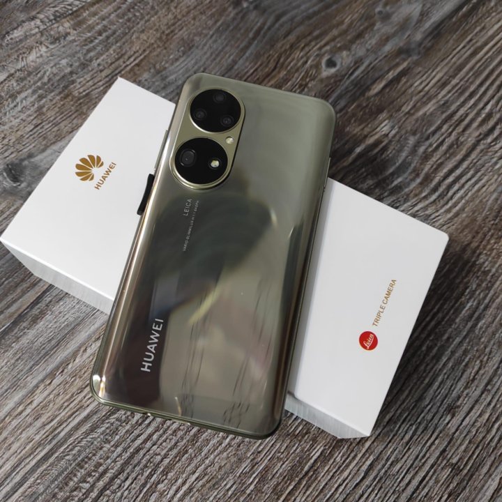Huawei P50 Pro 256гб реплика золотой цвет