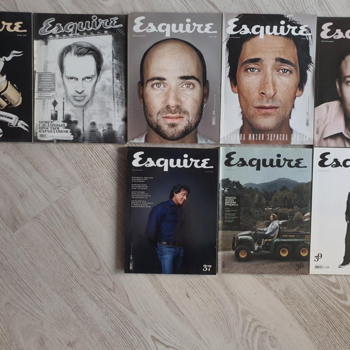 Журналы Esquire 2006, 2007, 2008, 2009, 2010, 2011