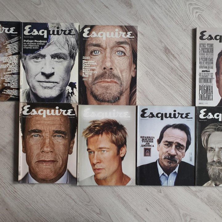 Журналы Esquire 2006, 2007, 2008, 2009, 2010, 2011