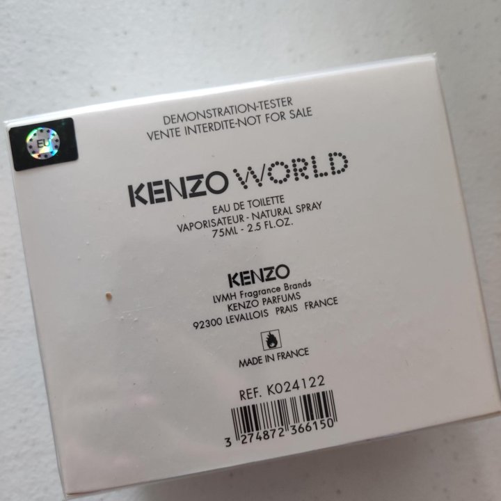 ТЕСТЕР Туалетная вода Kenzo World Eau De Toilette