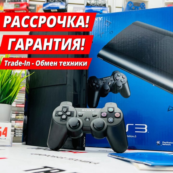 Sony PS3 Super Slim 500Gb - Идеальное Состояние