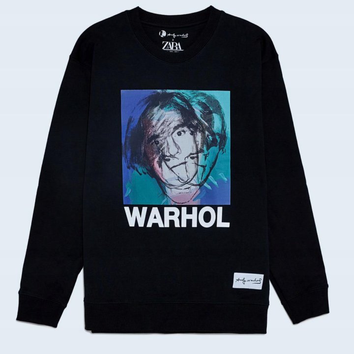 Свитшот Zara, Andy Warhol Лимитированная коллекция