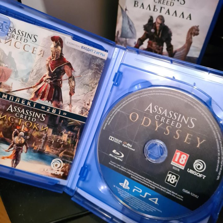 Assasins Creed Odyssey + Origins 2в1 PS4