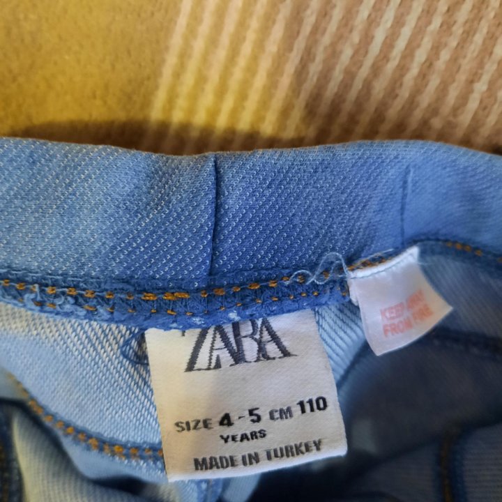 Джинсовые лосины ZARA 110см