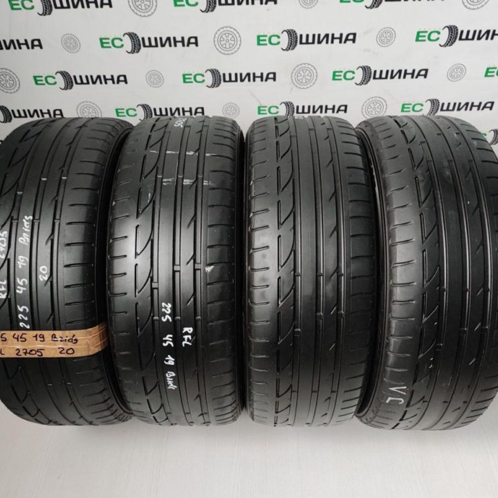 Bridgestone Potenza S001 225/45 R19 92W, 4 шт