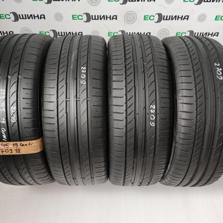 Continental ContiSportContact 5 225/45 R19 92W, 4 шт