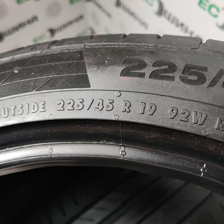 Continental ContiSportContact 5 225/45 R19 92W, 4 шт