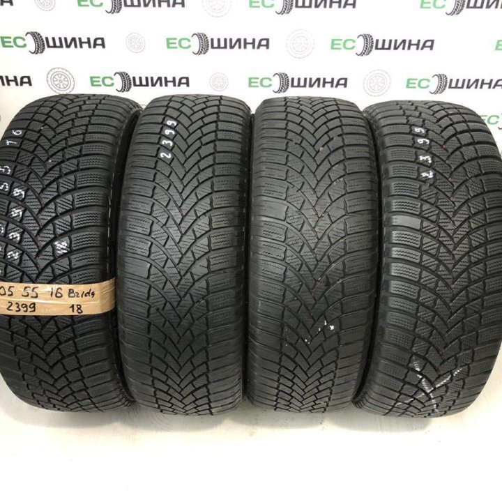 Bridgestone 205/55 R16 91H, 4 шт