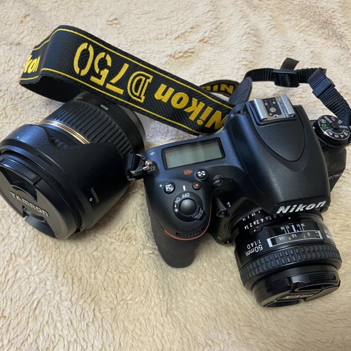 Фотоаппарат Nikon D750 (на гарантии) + обьективы