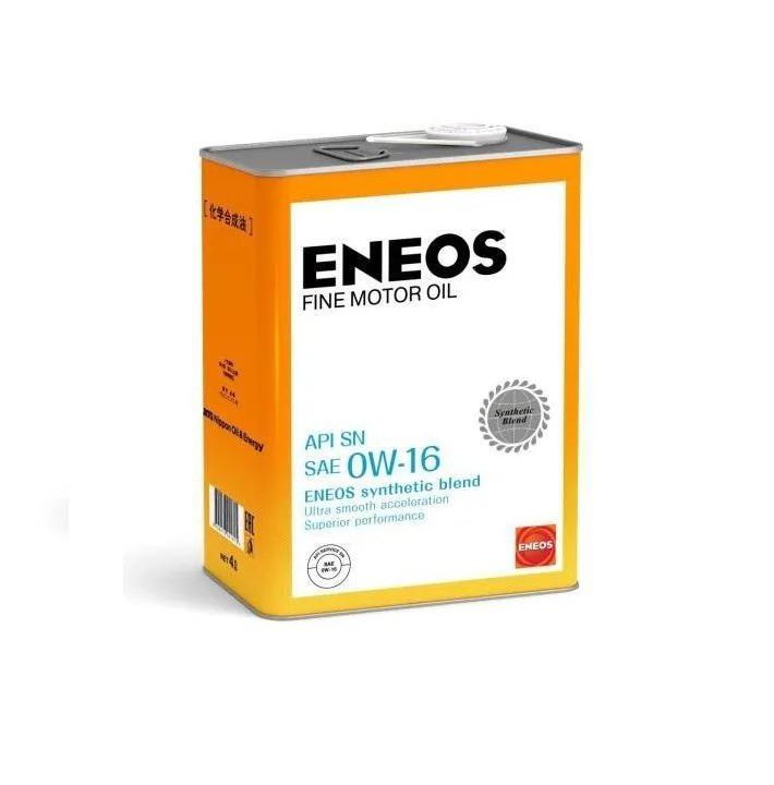 ENEOS Fine Motor Oil 0W16 SN, 4л