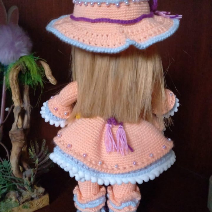 Вязаная игрушка кукла амигуруми 32 см в Москве, цена 3 500 руб ...