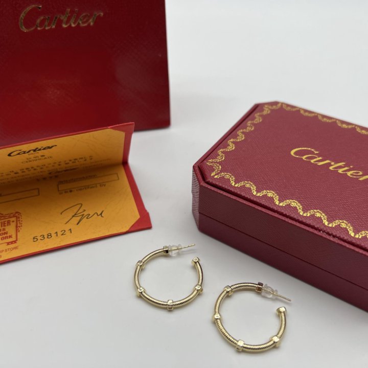 Серьги Cartier 2022