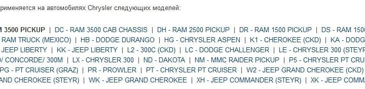 Прокладка клапана egr Chrysler 04591250