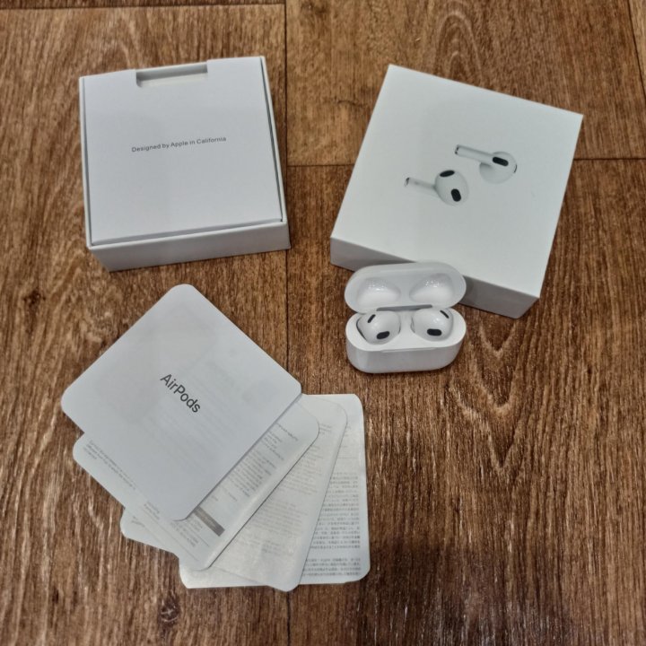 Наушники apple airpods 3, беспроводные в кейсе