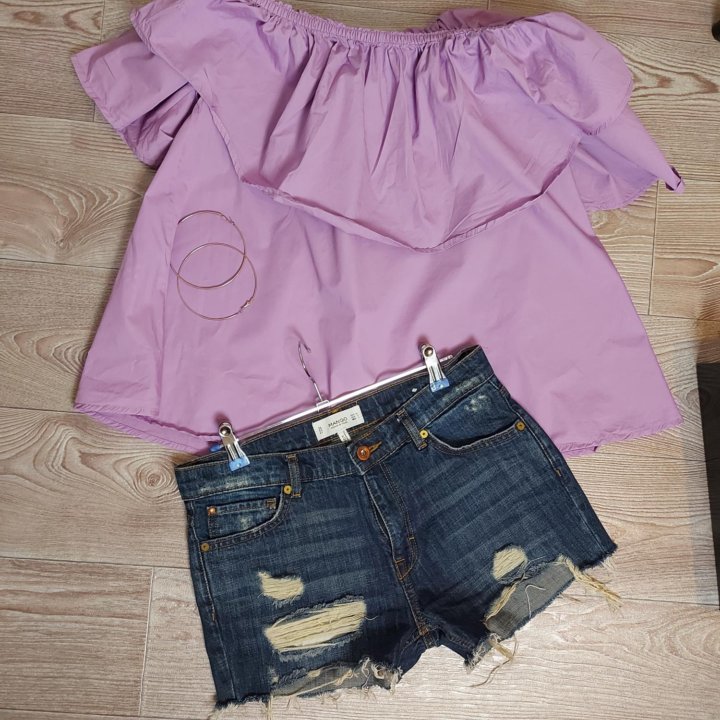 Джинсовые шорты Mango