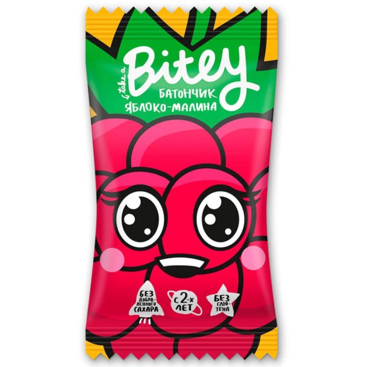 Детская бакалея Bitey Батончик фруктово-ягодный би