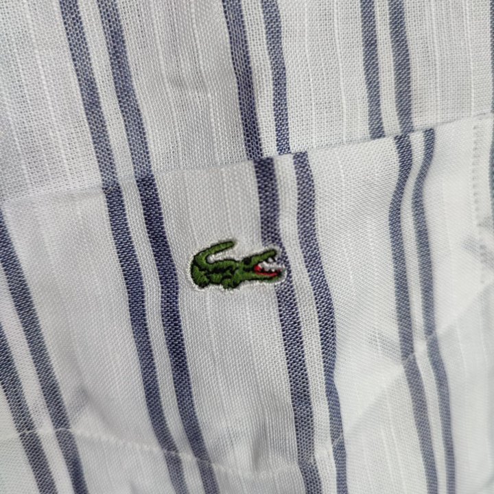 Рубашка lacoste для крупного мужчины 44