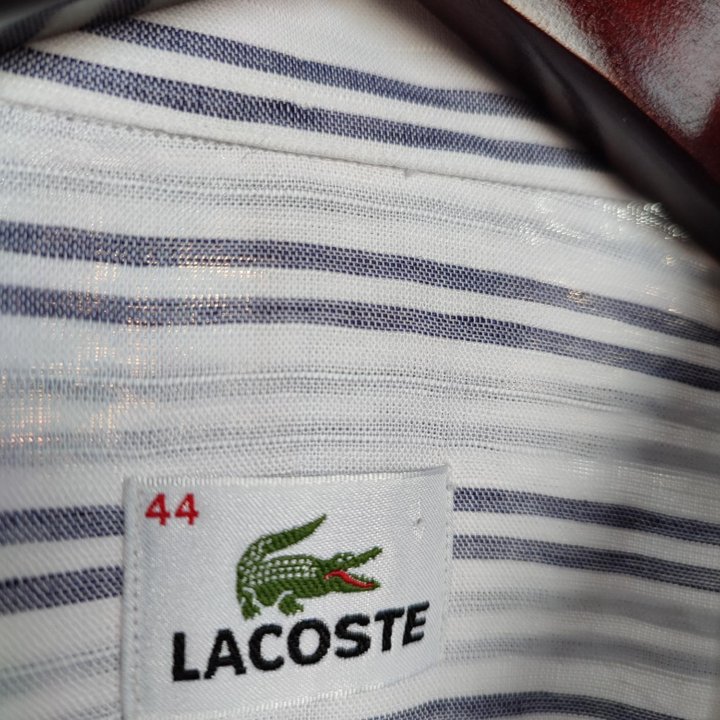 Рубашка lacoste для крупного мужчины 44