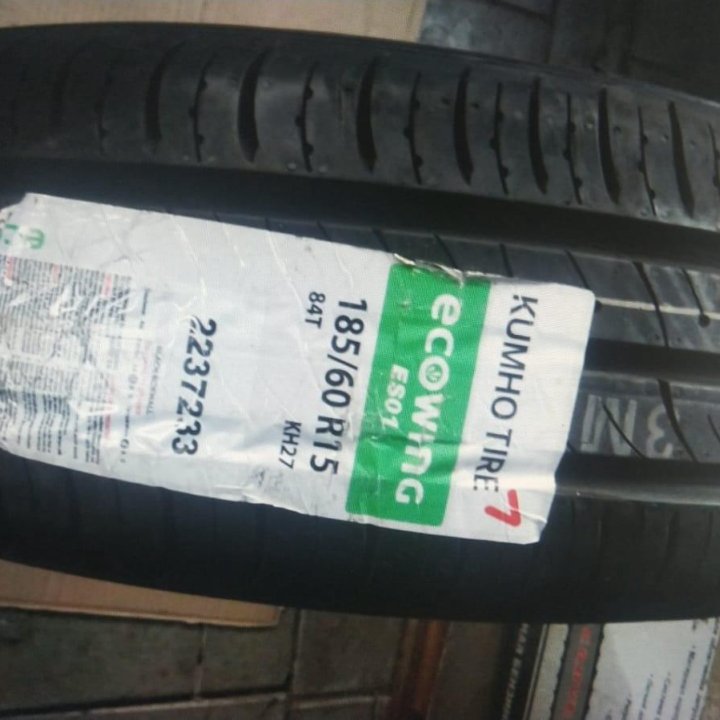 Лето R15/185/60 Kumho KH27,1шт, Новая