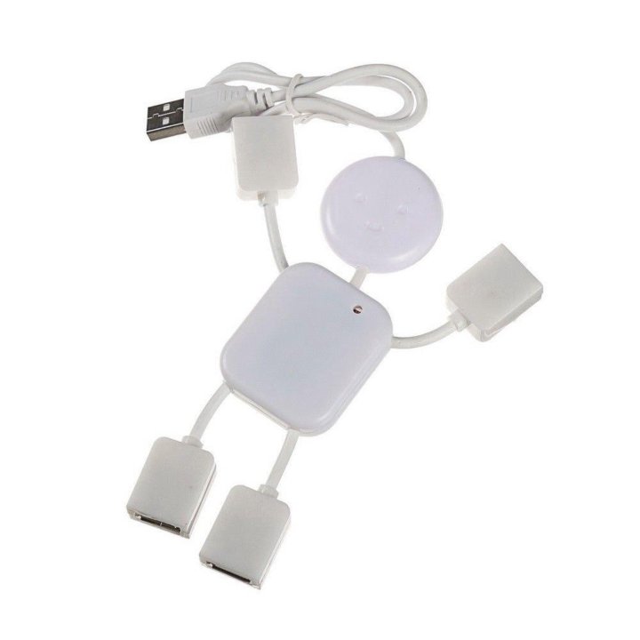 Разветвитель USB (Hub) - Человечек, 4 порта USB 2.