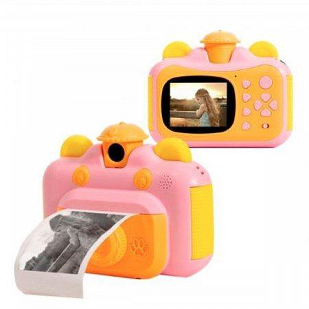 Детская фото камера с функцией мгновенной печати
