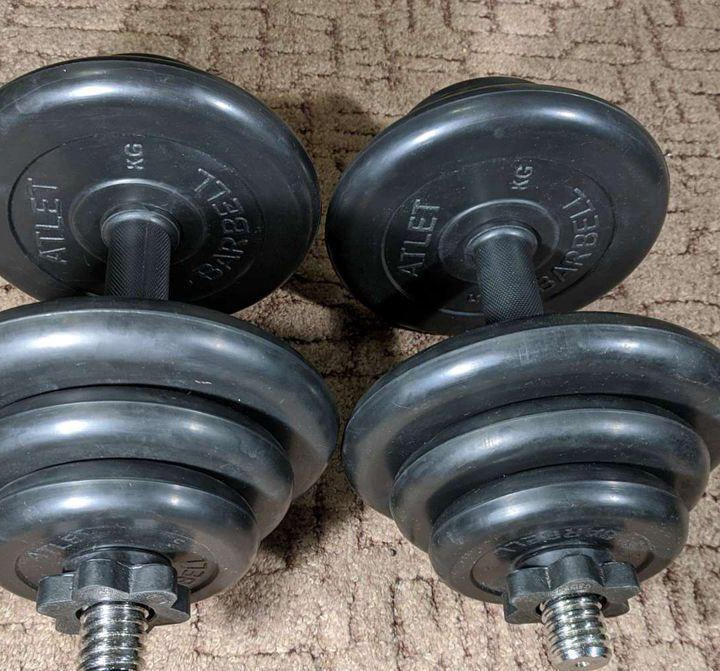 ???? Гантели по 20 кг Новые MB Barbell - 2шт 31mm