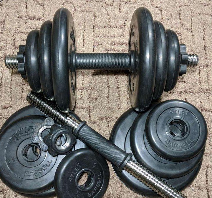 ???? Гантели по 20 кг Новые MB Barbell - 2шт 31mm