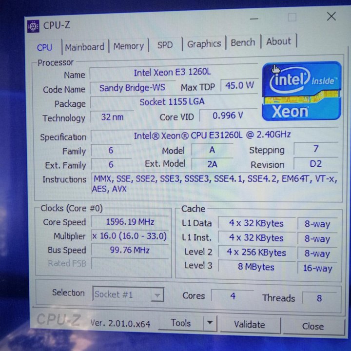 Системный на Xeon E3 1260L