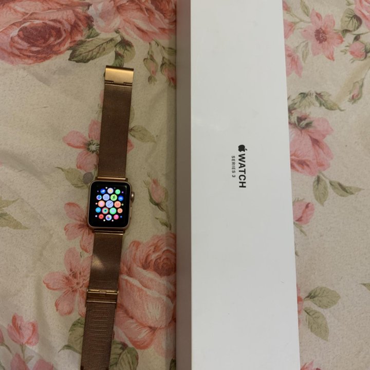 Часы Apple Watch Series 3 38 mm Rose Gold в Москве, цена 9 500 руб ...